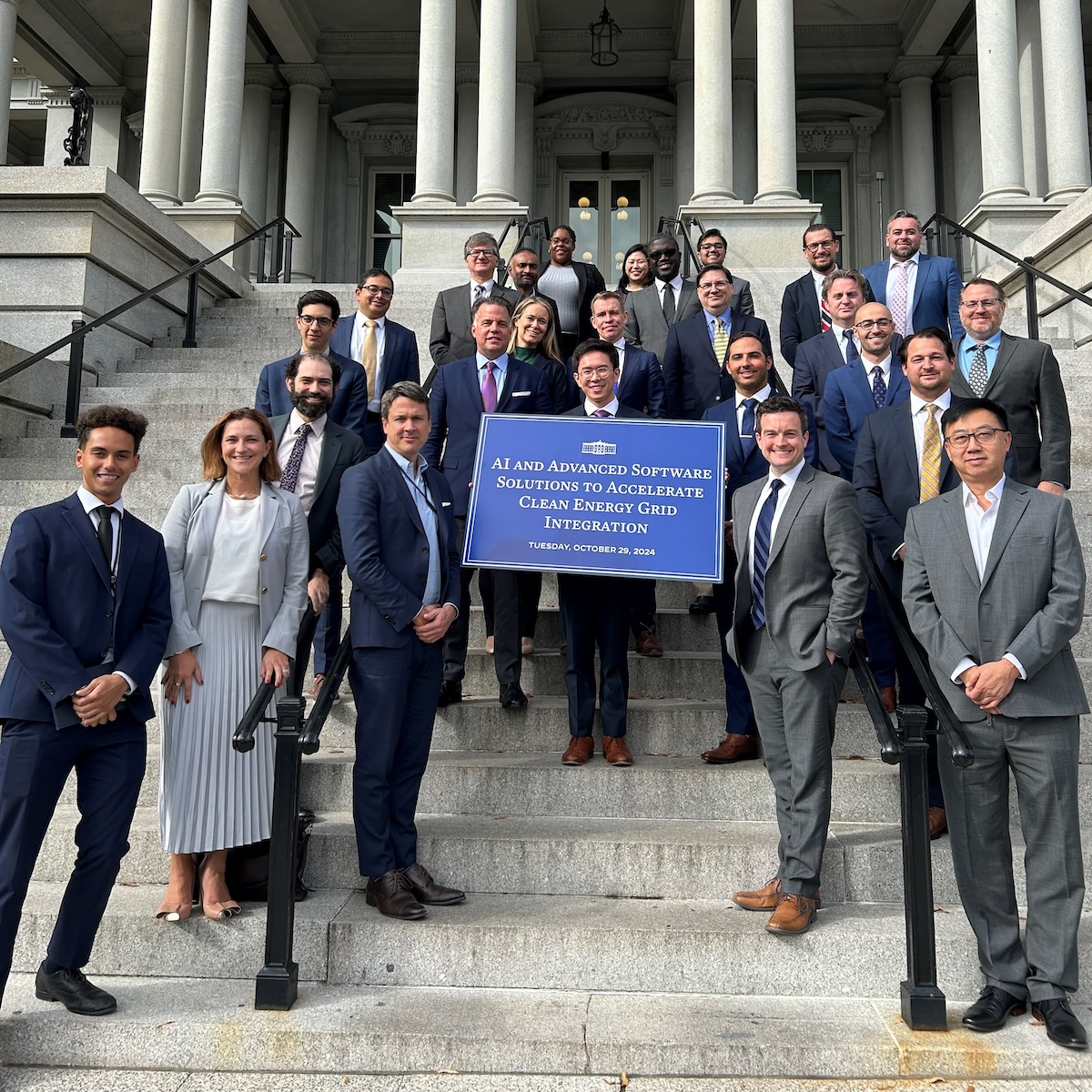 GridUnity CEO Brian Fitzsimons at the White House Discussion on AI and Advanced Software Solutions to Accelerate Clean Energy Grid Integration 10-28-2024